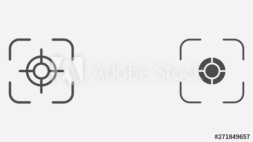 Target Vector Icon Sign Symbol 500x281 Target Vector Icon Sign Symbol