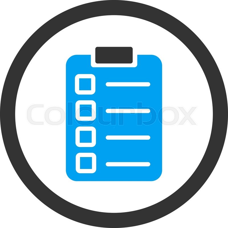 800x800 Test Task Vector Icon This Rounded Stock Vector Colourbox