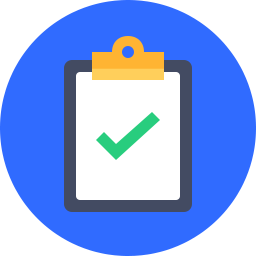 256x256 Task Complete Icon Flat