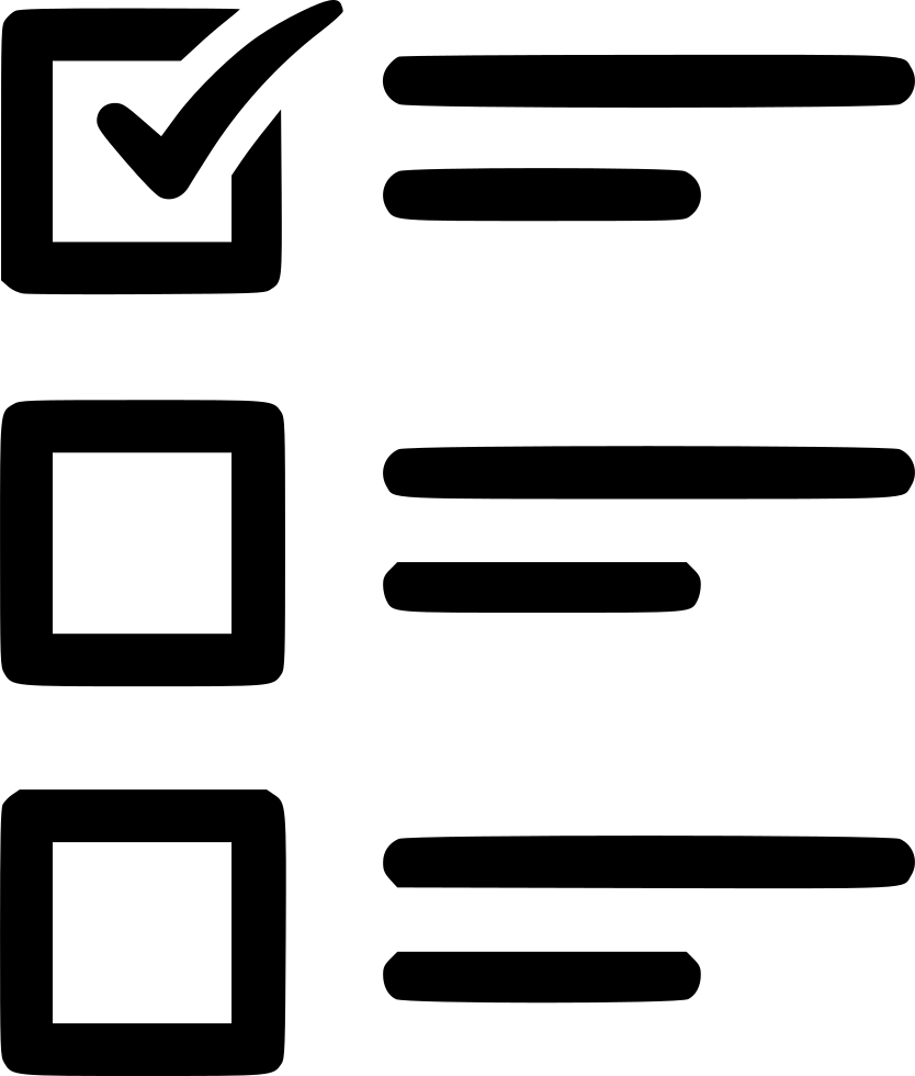 834x980 Checklist Task Todo List Check Done Png Icon Free Download