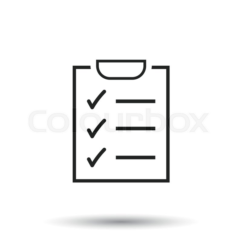 800x800 To Do List Icon Checklist, Task List Stock Vector Colourbox