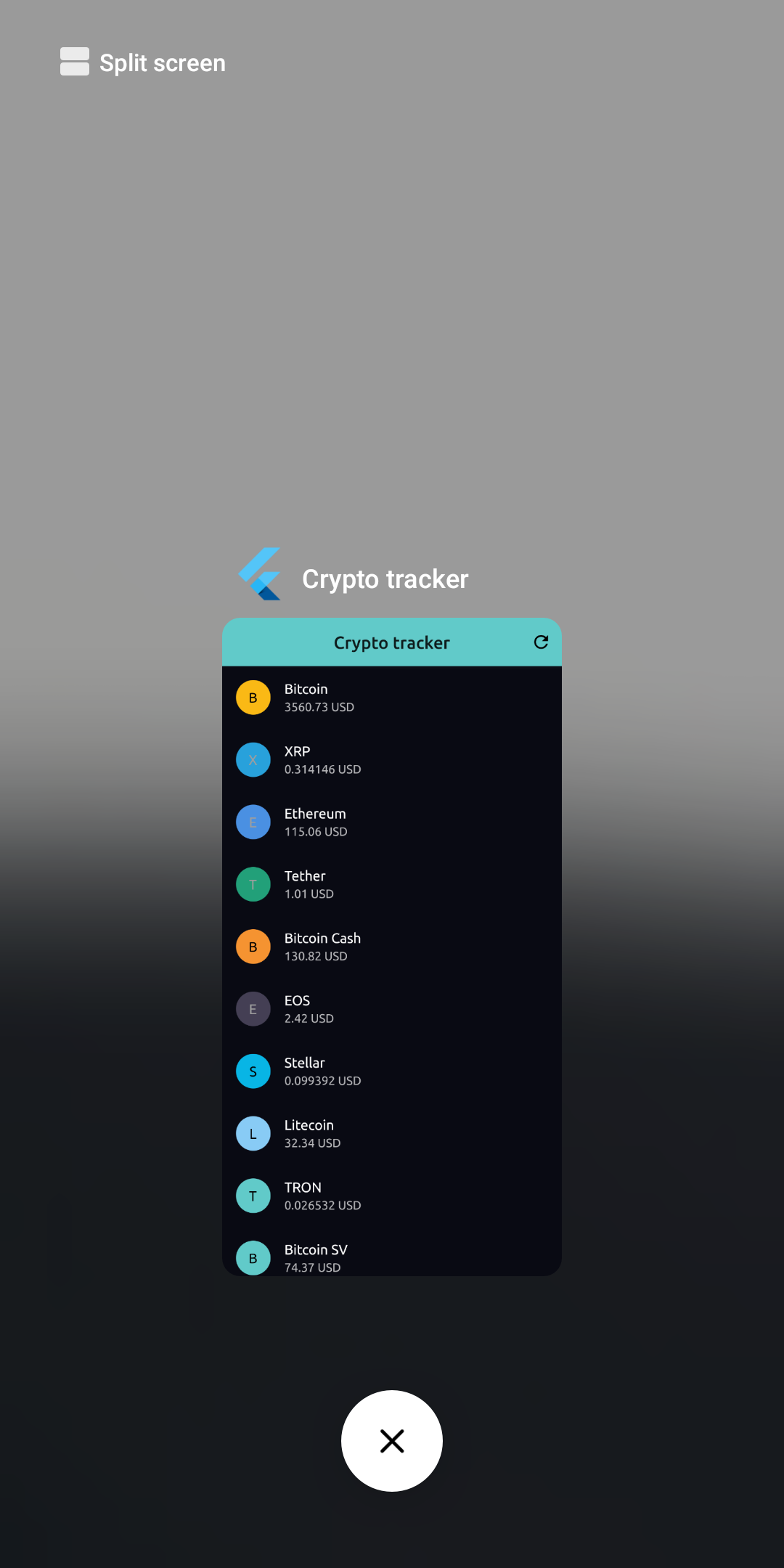 1080x2160 Default Task Manager Icon Flutter