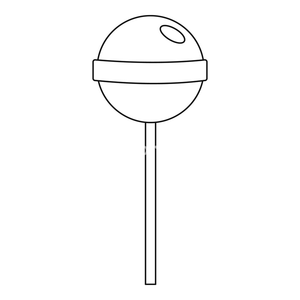 1000x1000 Tasty Candy Icon Outline Illustration Of Tasty Candy Vector Icon