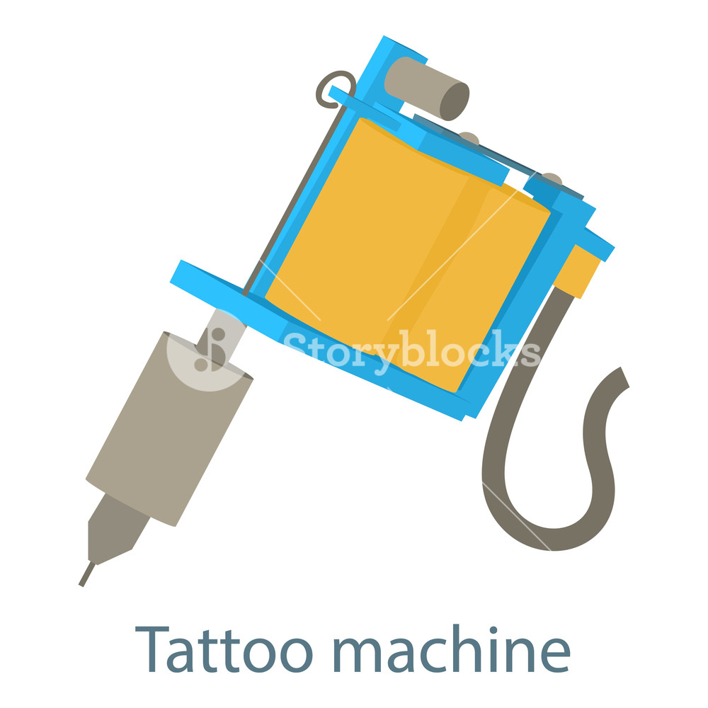 1000x1000 Tattoo Machine Icon Isometric Illustration Of Tattoo Machine Icon
