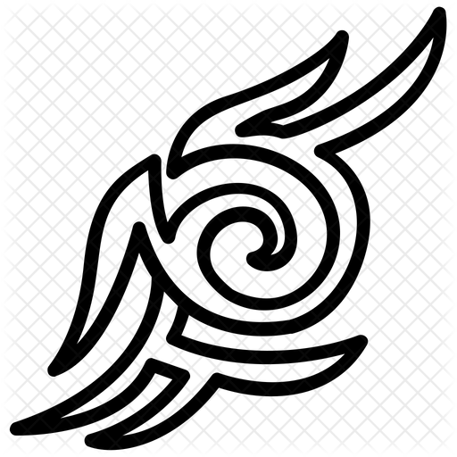 512x512 Rune Tattoo Icon Of Line Style