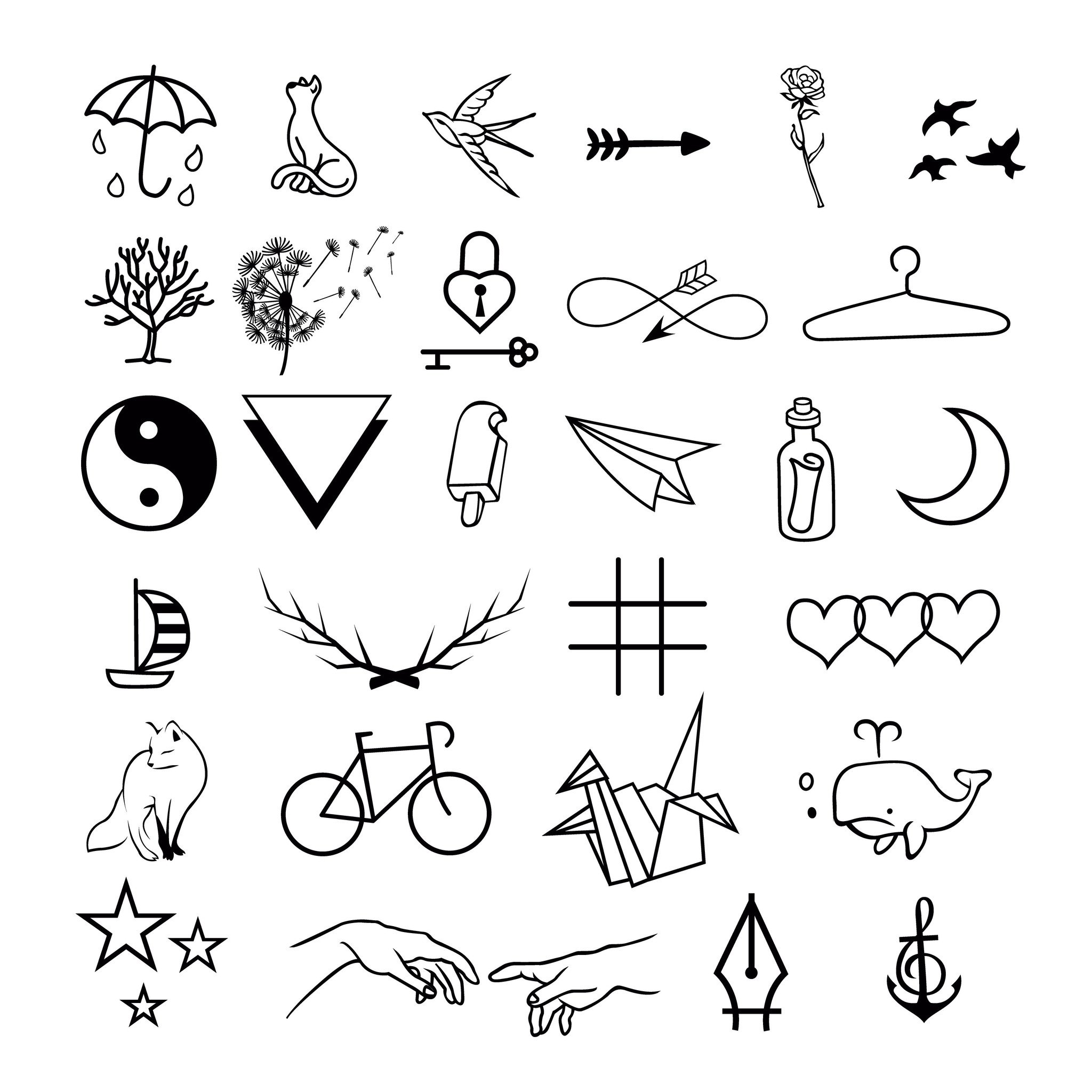 2048x2048 Temporary Tattoos