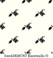 180x195 Ear Piercing Gun Icon Black Single Tattoo Icon From The Big