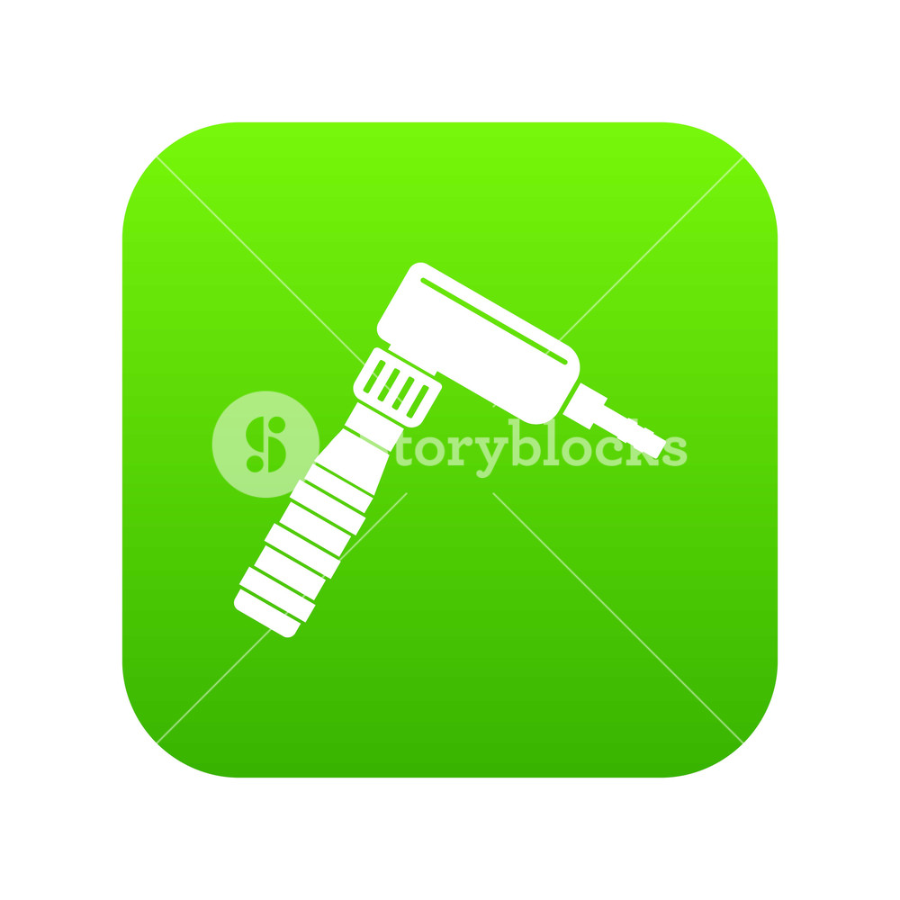 1000x1000 Hand Draw Rotary Tattoo Machine Icon Digital Green For Any Design