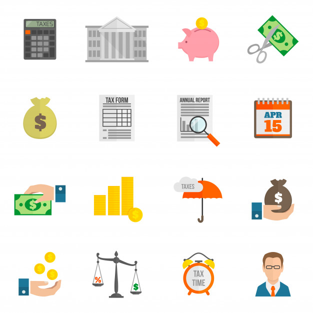 626x626 Tax Icon Flat Vector Free Download