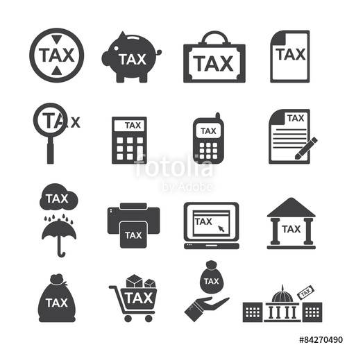 500x500 Tax Icon Stock Image And Royalty Free Vector