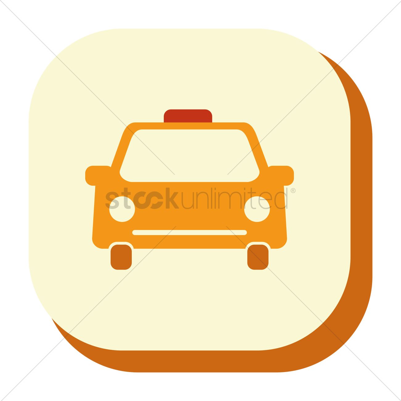 1300x1300 Taxi Icon Vector Image