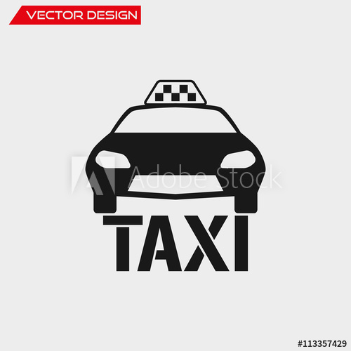 500x500 Vector Taxi Icon