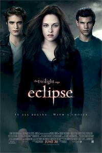 200x300 Twilight Movie Poster Eclipse Trio Saga Robert Pattinson