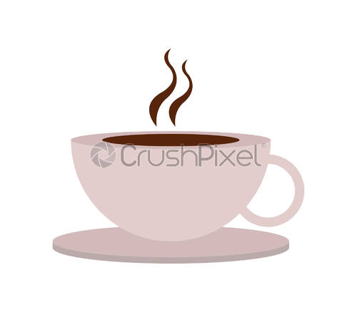 500x438 Coffee Cup Icon, Stock Vector Crushpixel