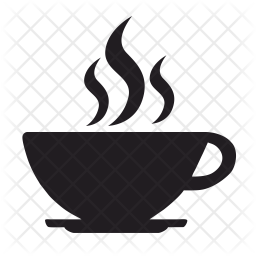 256x256 Tea Icon Of Glyph Style