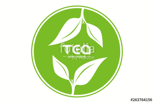 500x334 Green Tea Leaf Logo Isolated On White Background Green Tea Icon
