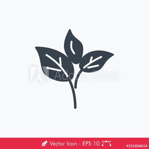 500x500 Tea Leaves Icon Vector