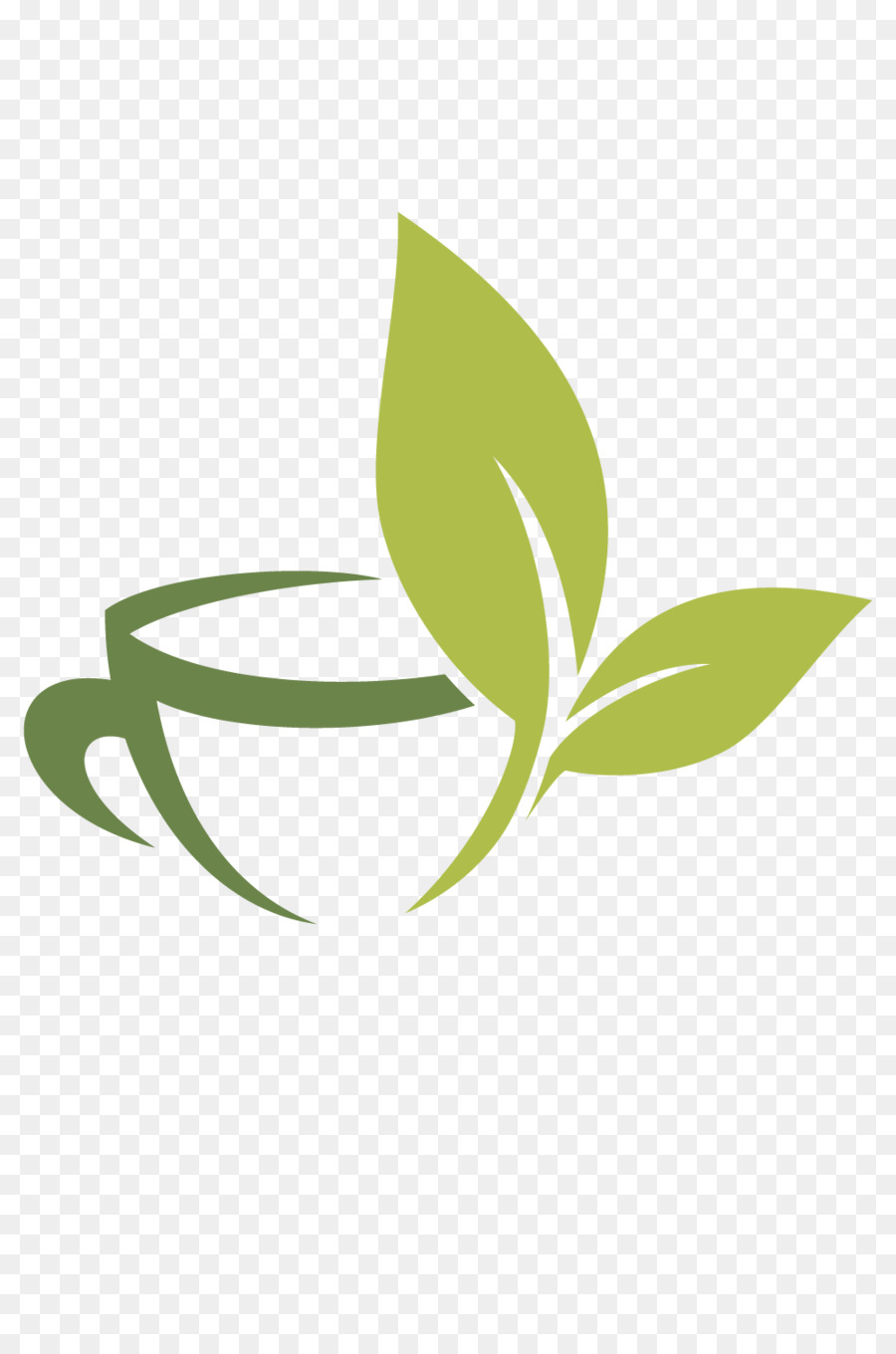 900x1360 Green Tea Cup Clipart