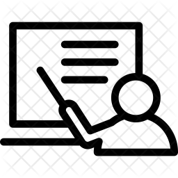 256x256 Teacher Icon Of Line Style