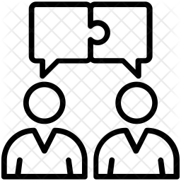 256x256 Team Building Icon Of Line Style