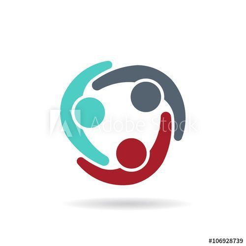 500x500 Collaboration Community People Group Vector Graphic Design