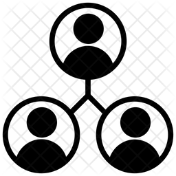 256x256 Team Lead Icon Of Glyph Style