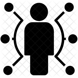 256x256 Team Leader Icon Of Glyph Style