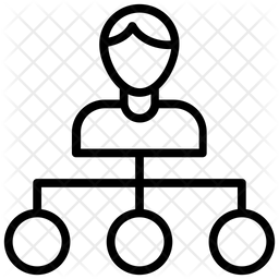 256x256 Team Leader Icon Of Line Style