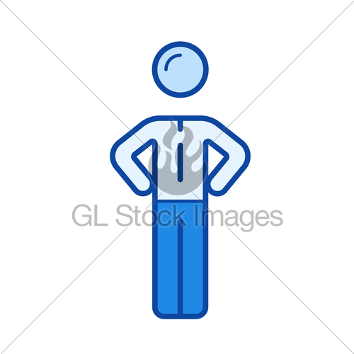 500x500 Team Member Line Icon Gl Stock Images