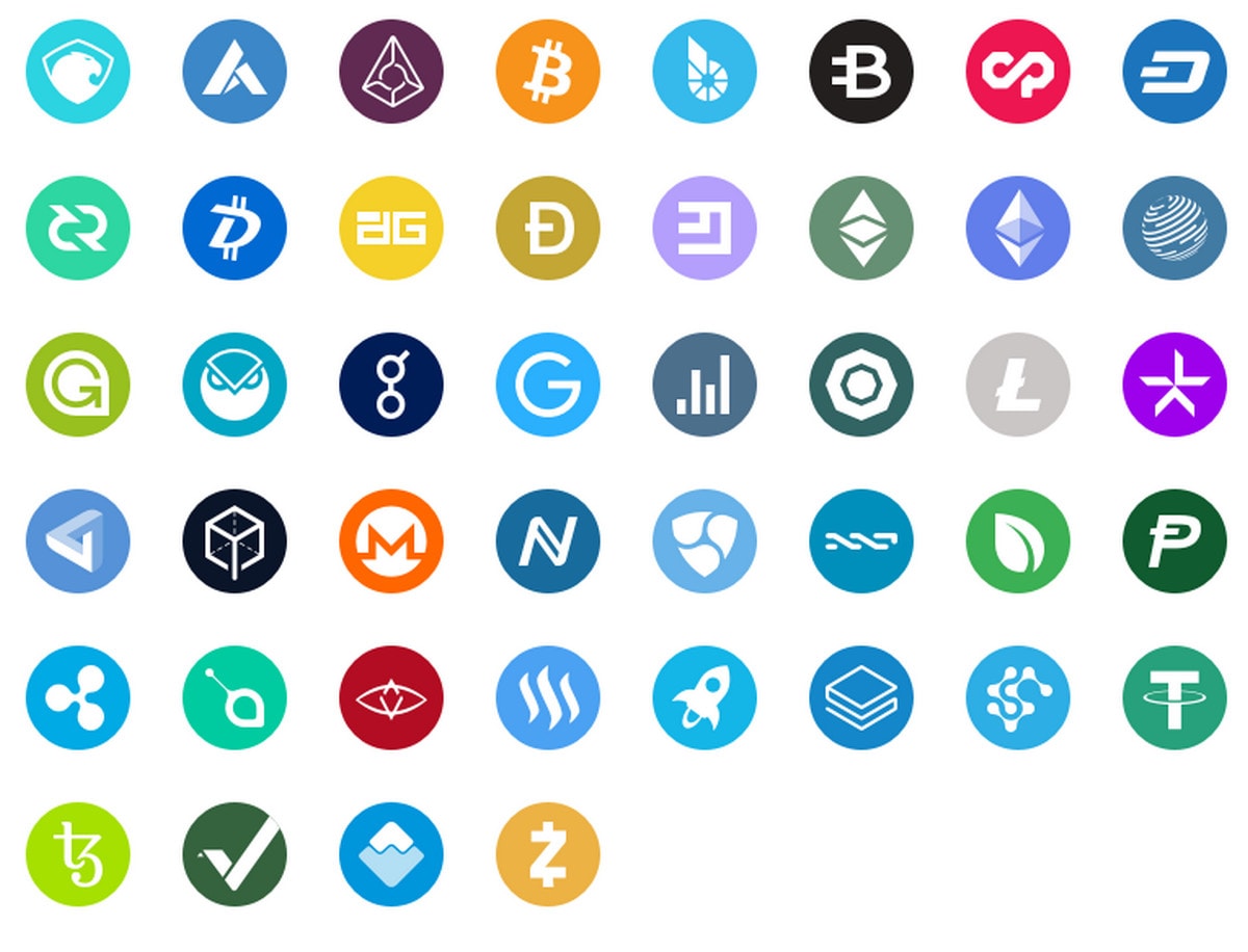1200x916 Free Cryptocurrency Icon Packs