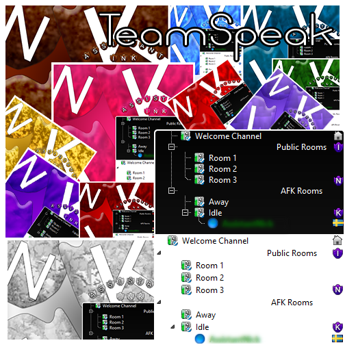 504x504 Teamspeak Pack Custom Colour Assistantink