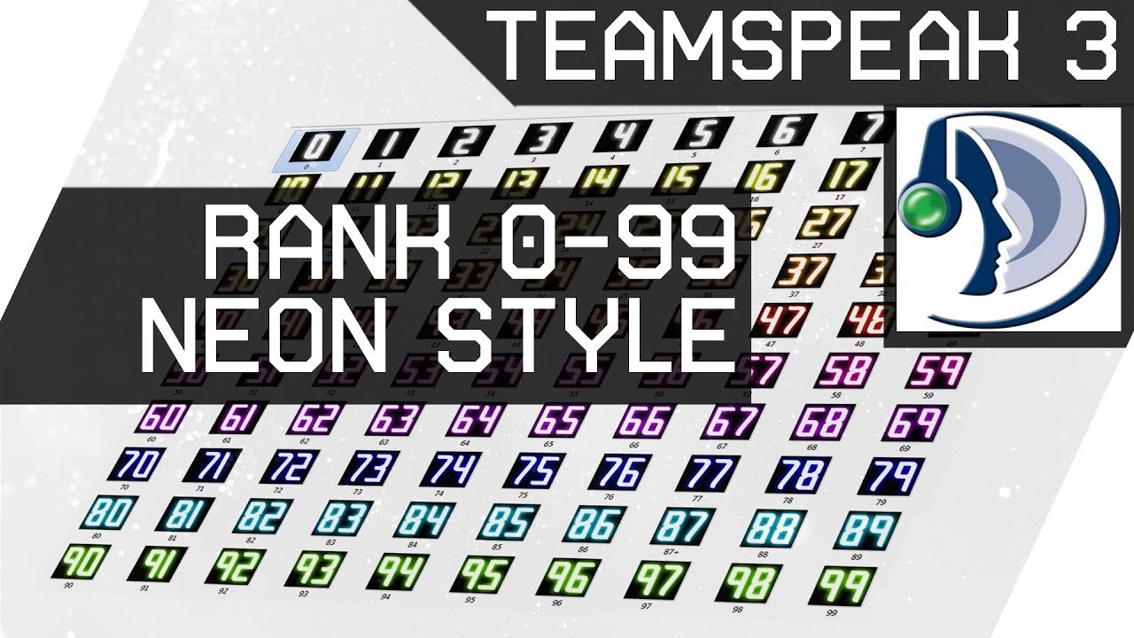 1280x720 Teamspeak Ranking Bot Icons Level Free Download