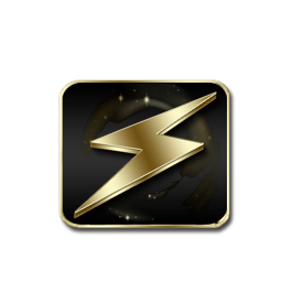 256x256 Gold, Winamp Icon