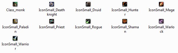 604x180 Ts Skin World Of Warcraft Classes Icons