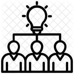 256x256 Innovatie Teamwork Icon Of Line Style