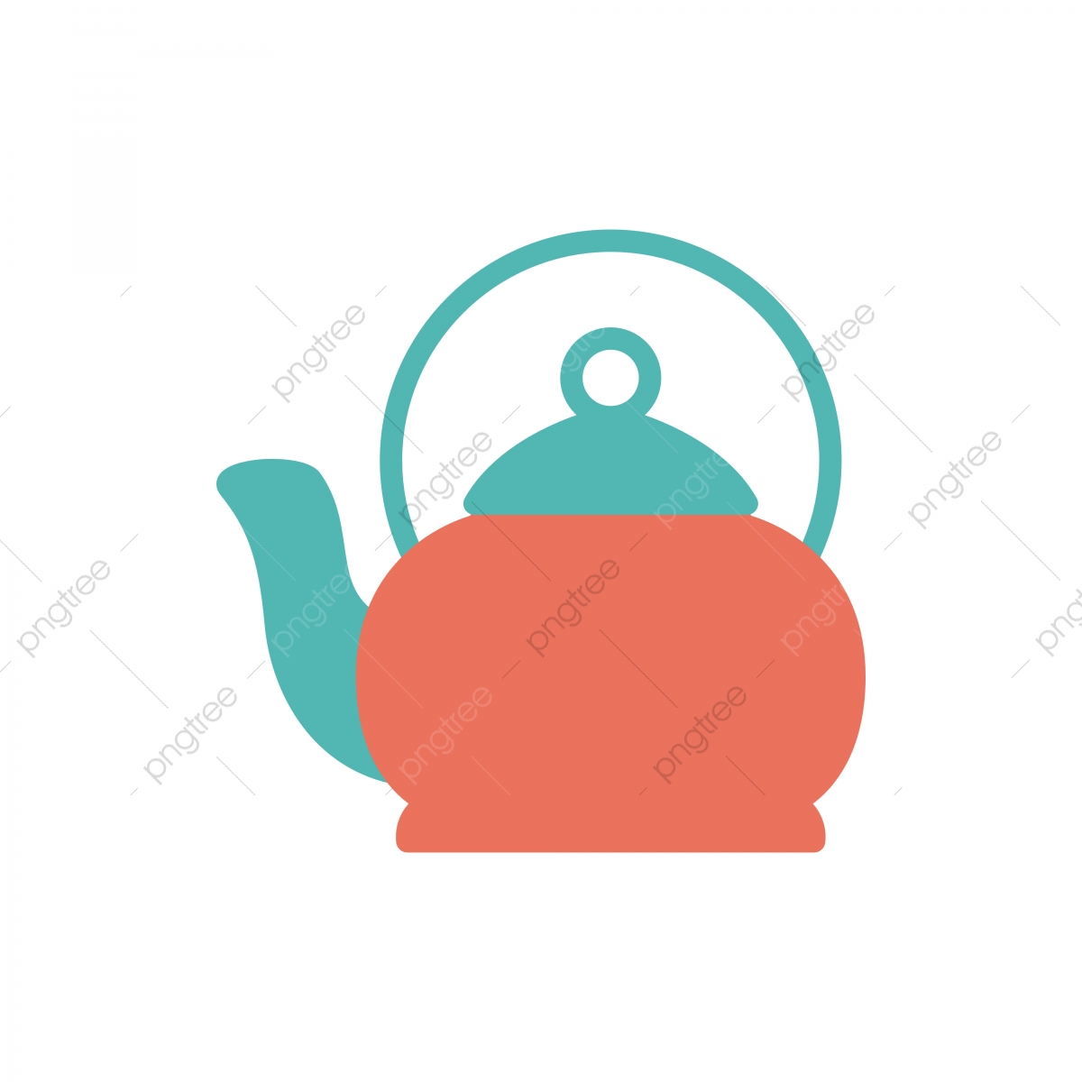 1200x1200 Teapot Icon Vector Illustration In Flat Style For Any Purpose