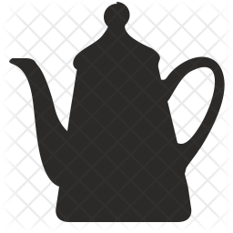 256x256 Teapot Icon Of Glyph Style
