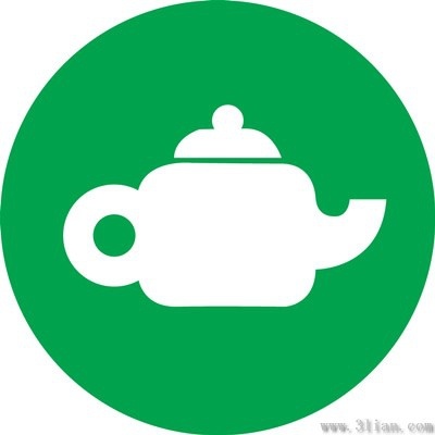 400x400 Vector Green Background Teapot Icon Free Vector In Adobe