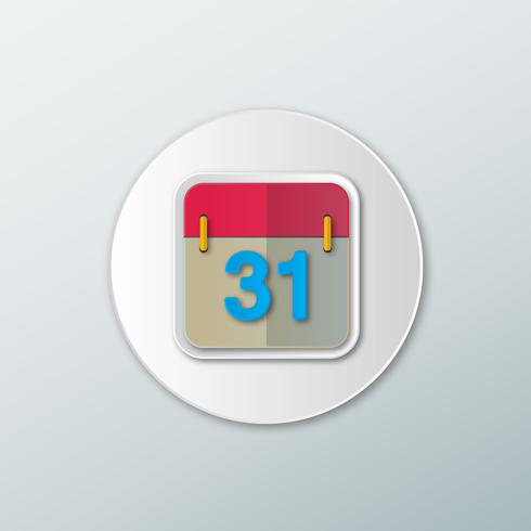 490x490 Icon Tear Off Calendar With The Date