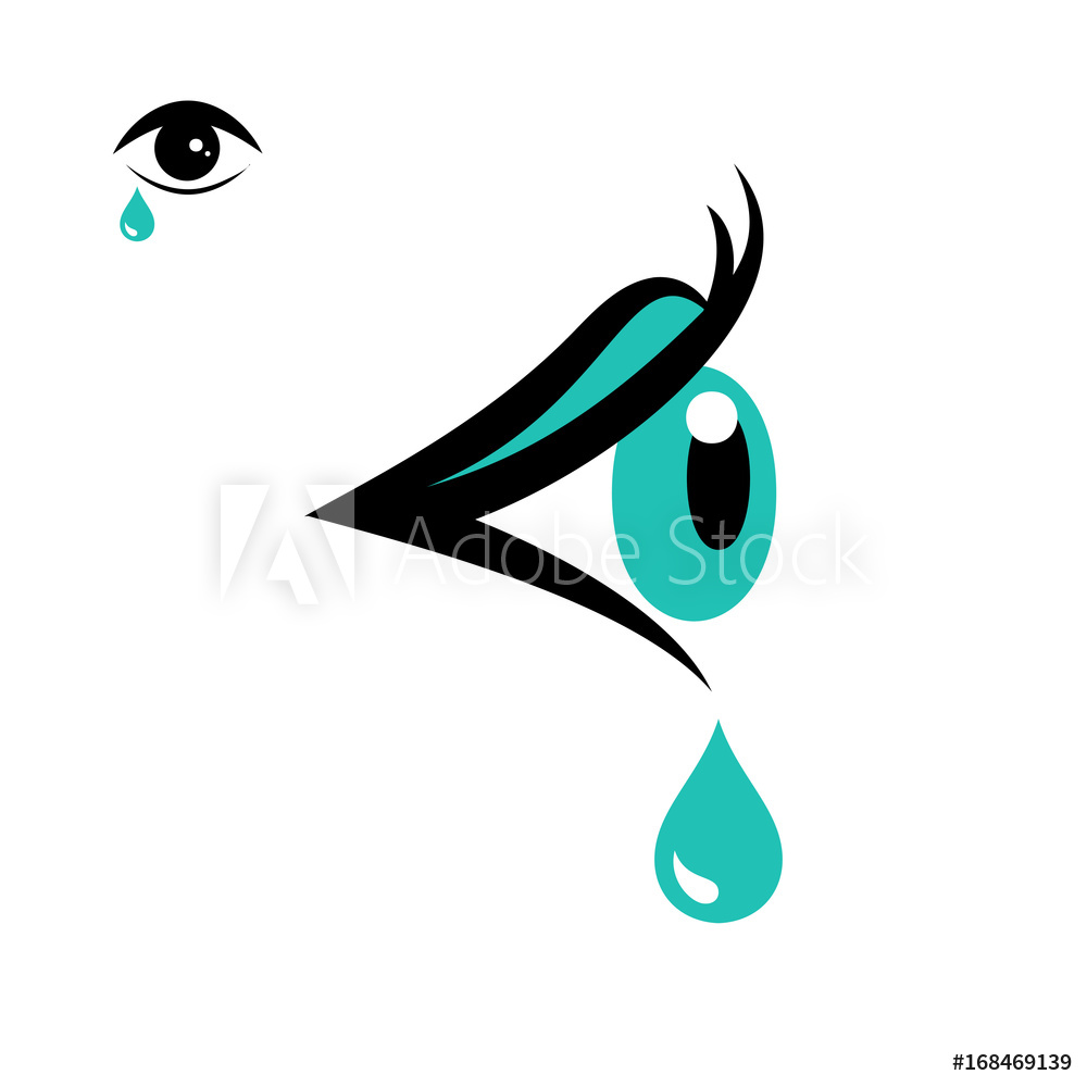 1000x1000 Photo Art Print Tear Icon And Eye Icon Europosters