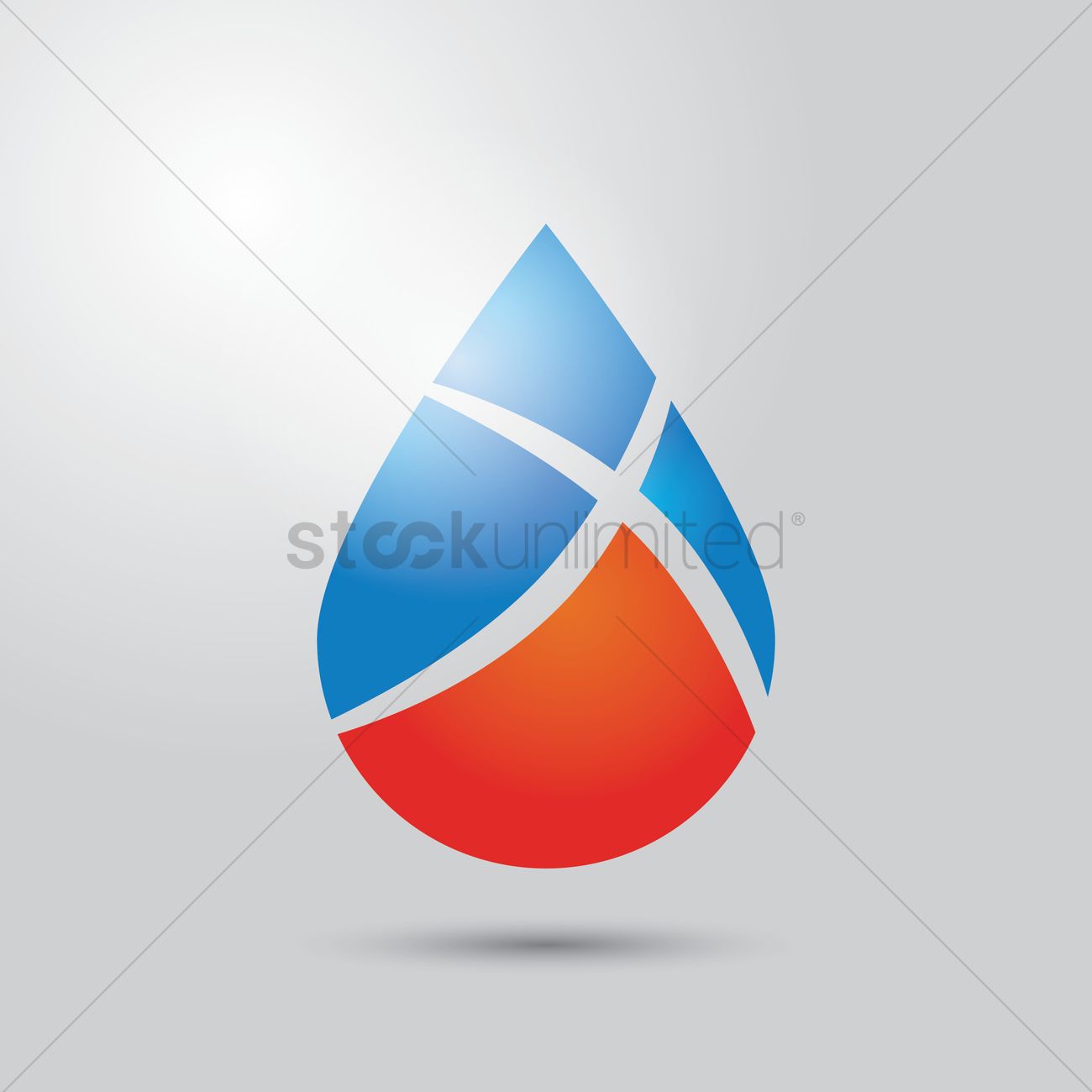 1300x1300 Teardrop Icon Design Vector Image
