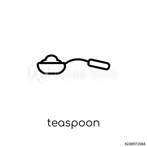 500x500 Teaspoon Icon From Kitchen Collection