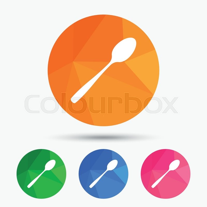 800x800 Eat Sign Icon Cutlery Symbol Stock Vector Colourbox