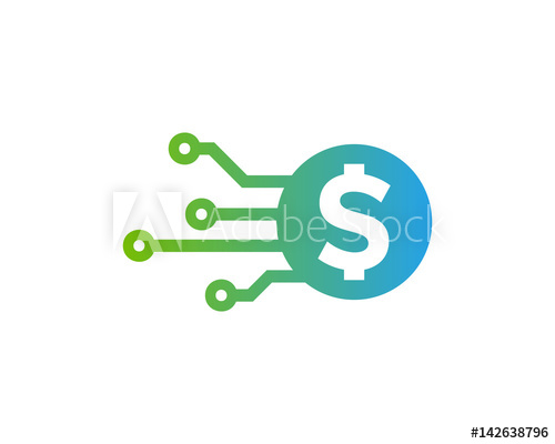 500x400 Money Tech Icon Logo Desing Element