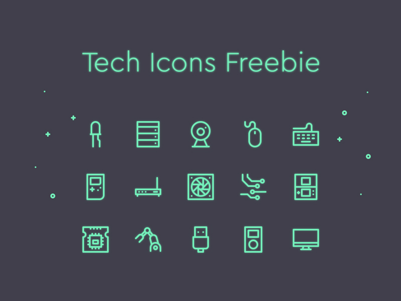 800x600 Tech Icon Set