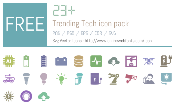 600x360 Trending Tech Icons Packs Free Downloads
