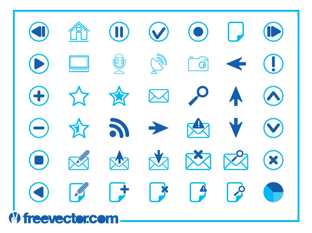 1024x765 Tech Icon Pack Vector Art Graphics