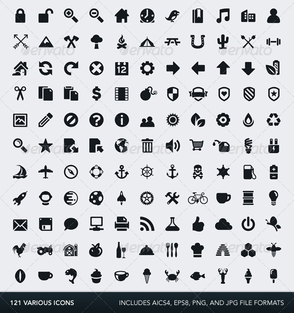 590x628 Technology Icon Set