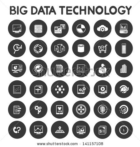 450x470 Tech Icon Set