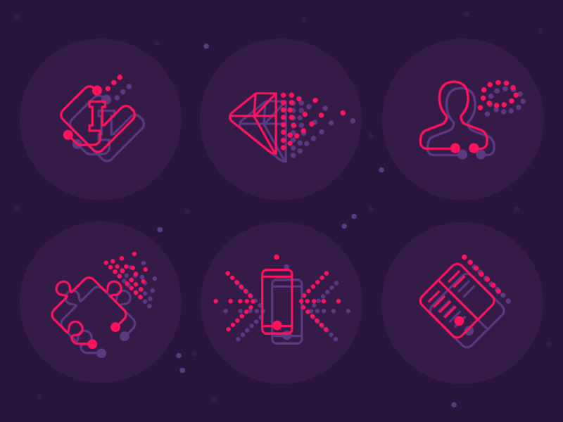 800x600 Tech Icons Set